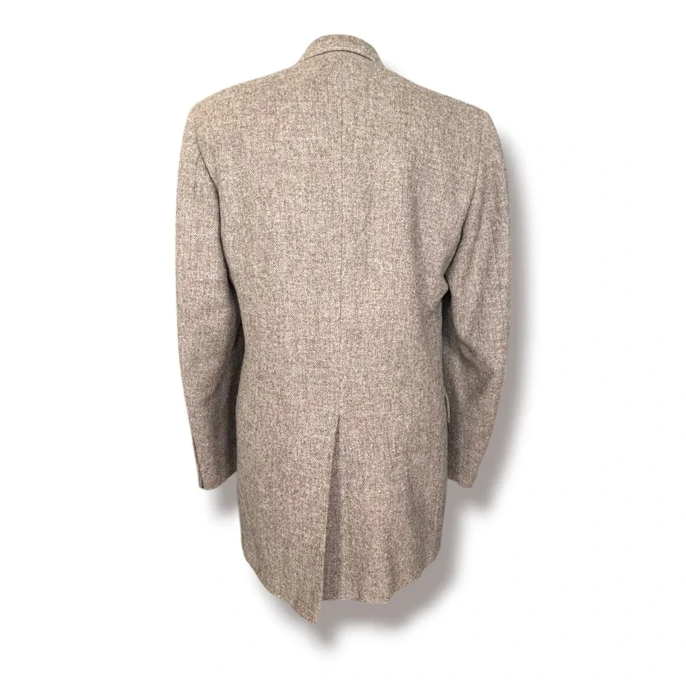 Glenthorne Shetland Wool Blazer Mens Gray Brown Tweed Sport Coat Jacket Heritage